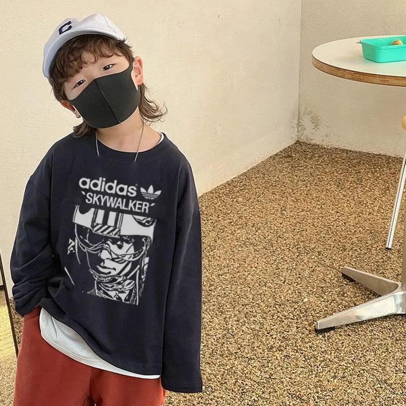 【90-160cm】よく売れる 大人気 カジュアル 快適 着やすい 男の子 長袖 Ｔシャツ
