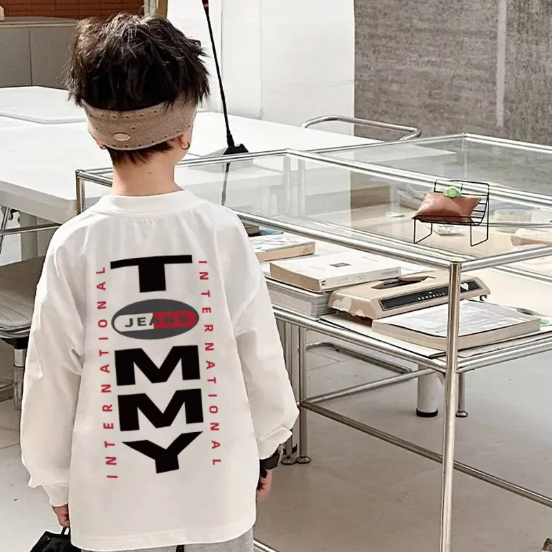【110-170cm】よく売れる カッコイイ カジュアル 快適 着やすい 男の子 長袖 Ｔシャツ