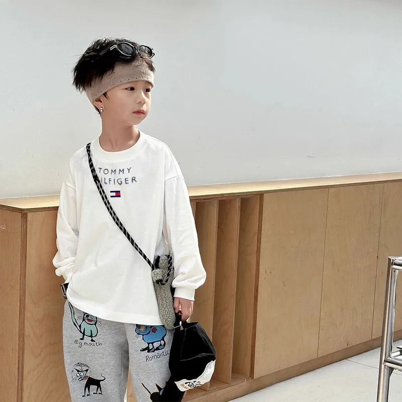 【110-170cm】よく売れる カッコイイ カジュアル 快適 着やすい 男の子 長袖 Ｔシャツ