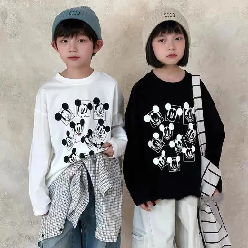 【90-160cm】絶対欲しい 大人気 カートゥーン 快適 着やすい 男女限らず 長袖 Ｔシャツ