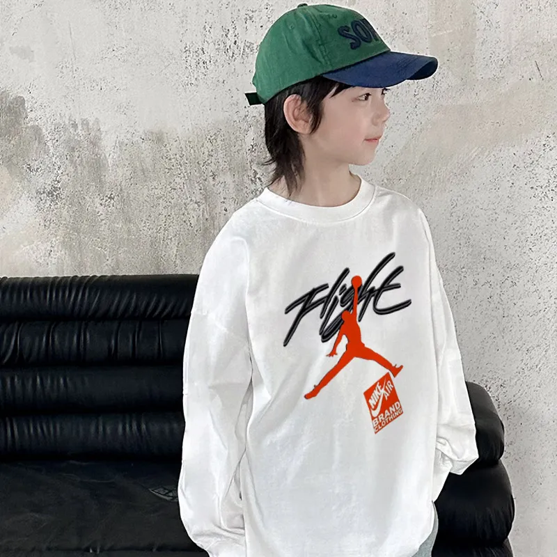 【110-170cm】リラックス感ある カジュアル ユニーク 男の子 長袖 Ｔシャツ
