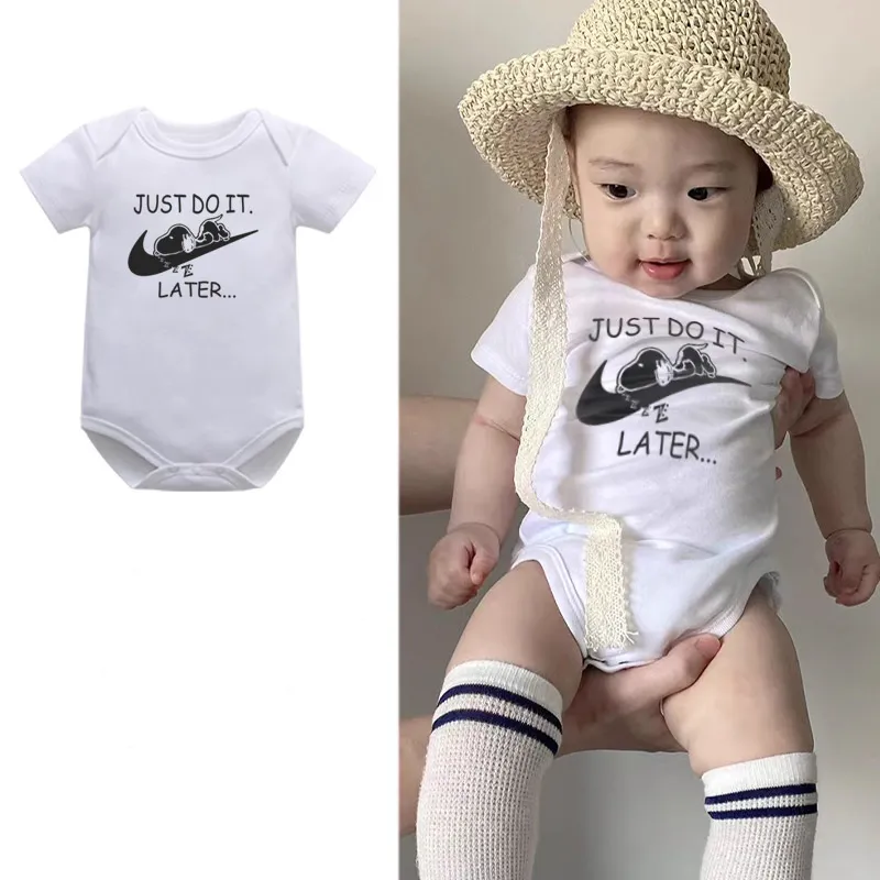 【3M-24M】好感度100％ やわらかな素材 日常 プリント ベビー ロンパース