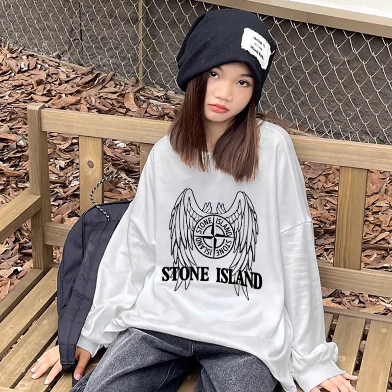 【110-170cm】好感度100％  オシャレ カジュアル 着やすい 女の子 長袖 Ｔシャツ
