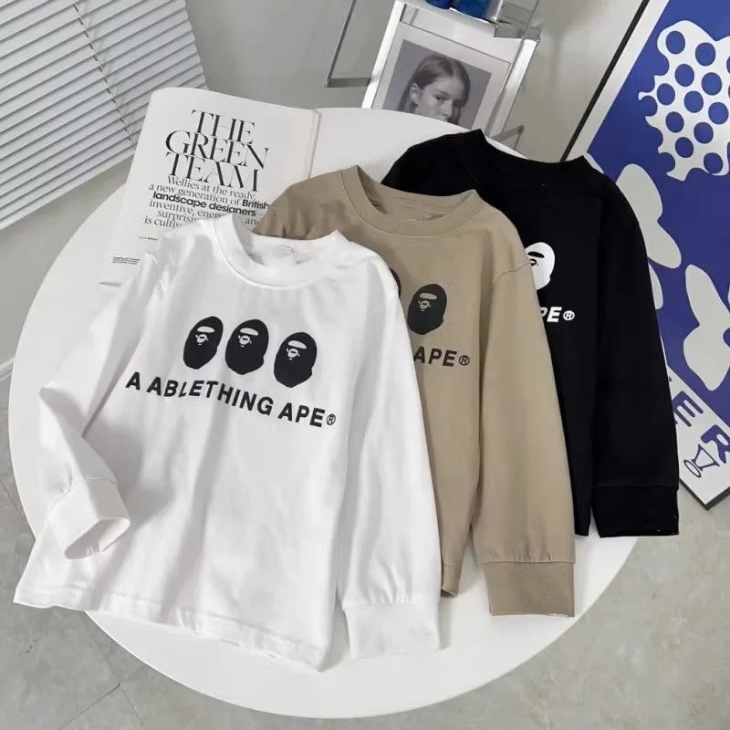 【110-170cm】着回し力抜群 大人気 カジュアル 着やすい 男の子 長袖 Ｔシャツ