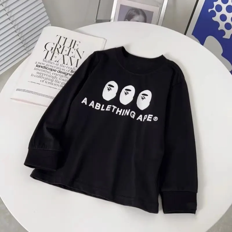 【110-170cm】着回し力抜群 大人気 カジュアル 着やすい 男の子 長袖 Ｔシャツ