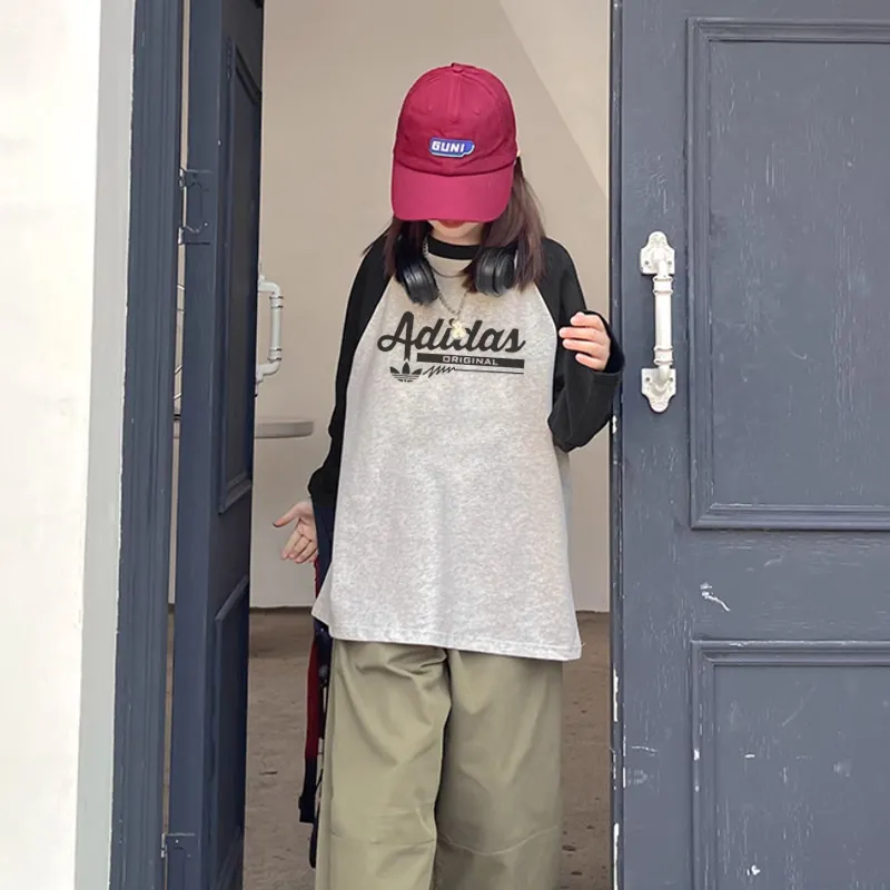 【110-170cm】オシャレ度高め カジュアル 可愛い 女の子 長袖  Tシャツ