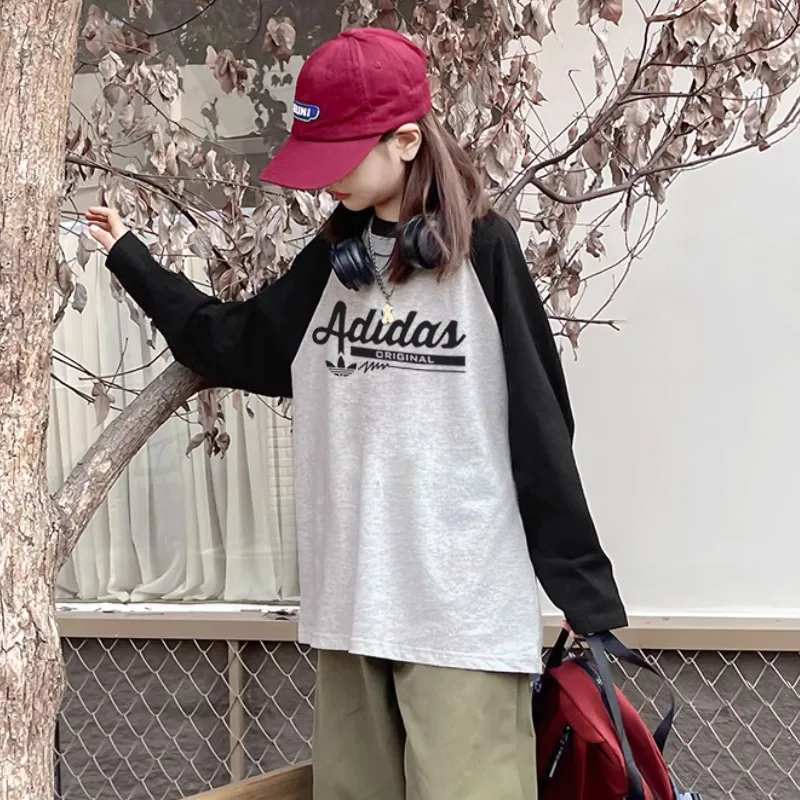 【110-170cm】オシャレ度高め カジュアル 可愛い 女の子 長袖  Tシャツ