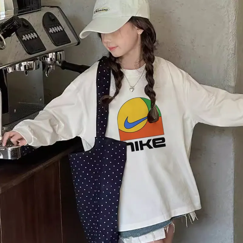 【110-170cm】絶対欲しい オシャレ カジュアル 着やすい 女の子 長袖 Ｔシャツ