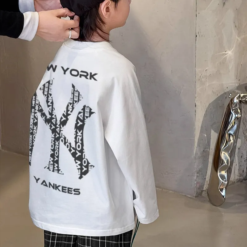【90-160cm】人気上昇中 売れ筋 快適 シンプル カジュアル 男の子 長袖 Ｔシャツ