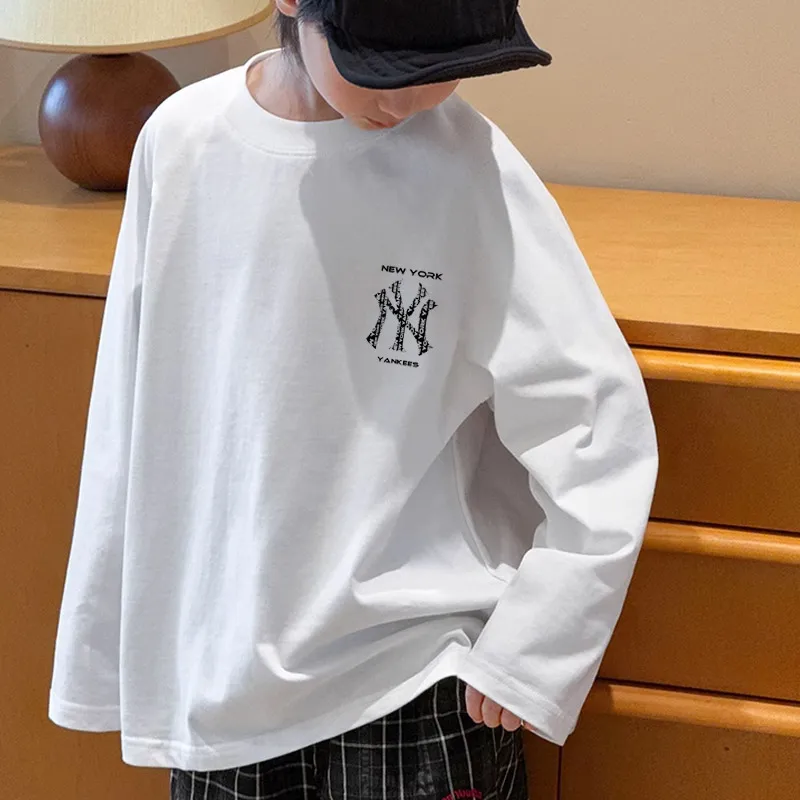 【90-160cm】人気上昇中 売れ筋 快適 シンプル カジュアル 男の子 長袖 Ｔシャツ