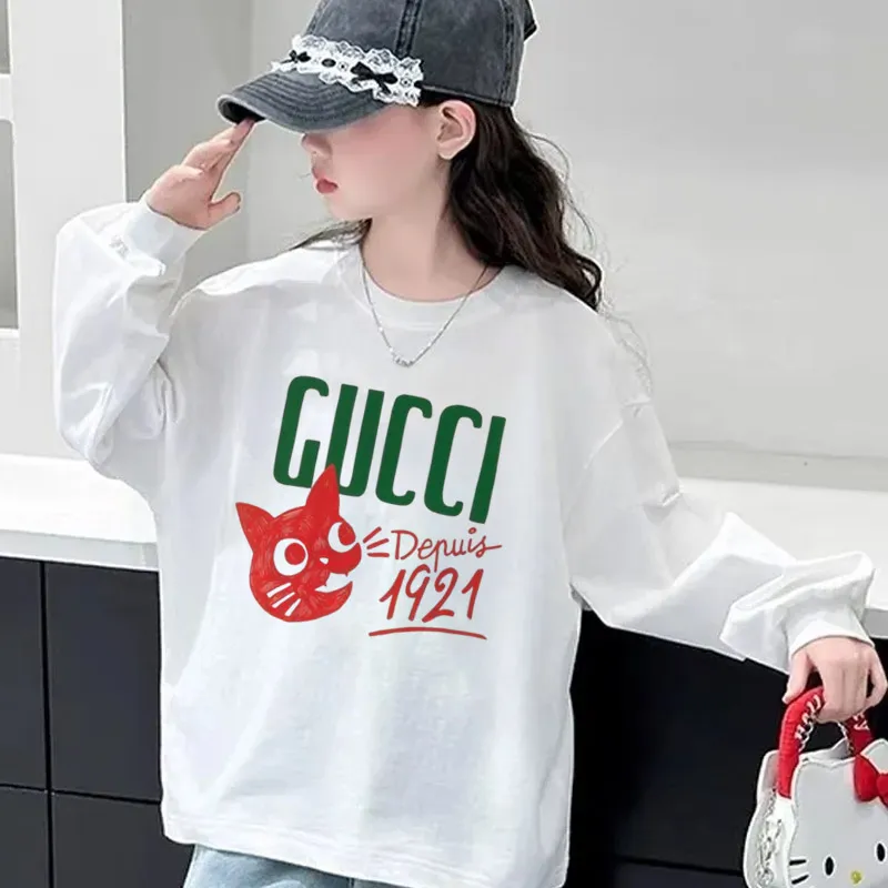 【110-170cm】おしゃれキッズ必見 可愛い カジュアル 合わせやすい 女の子 長袖 Ｔシャツ