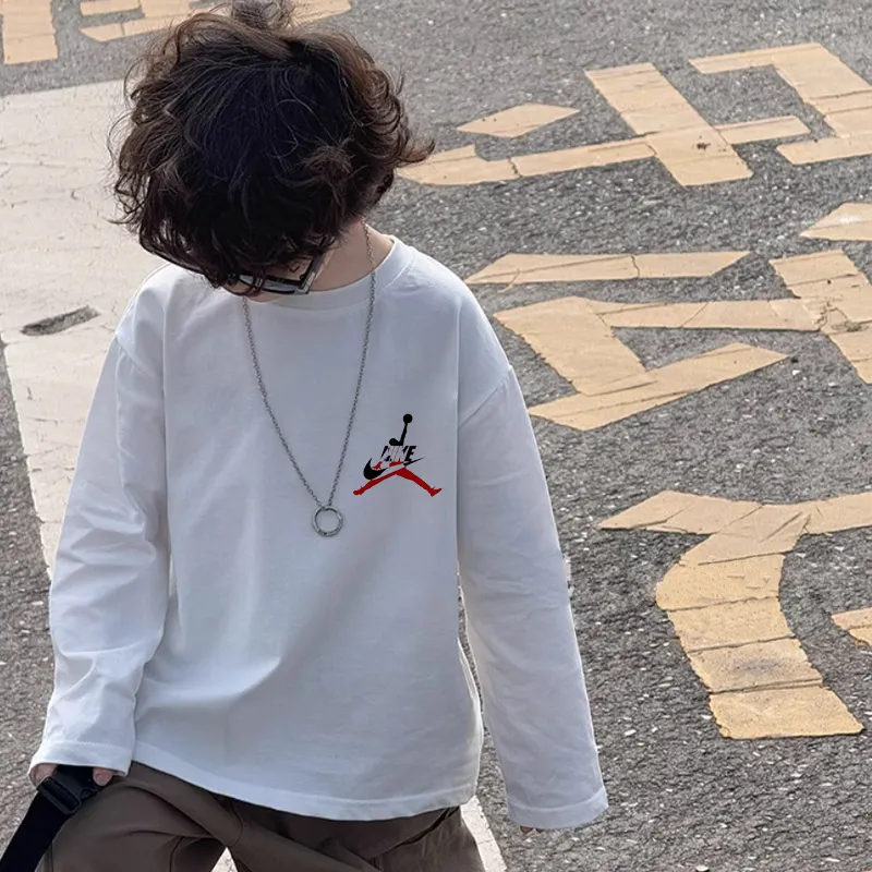 【90-160cm】人気爆発中 大活躍 カジュアル 着やすい 男の子 長袖 Ｔシャツ
