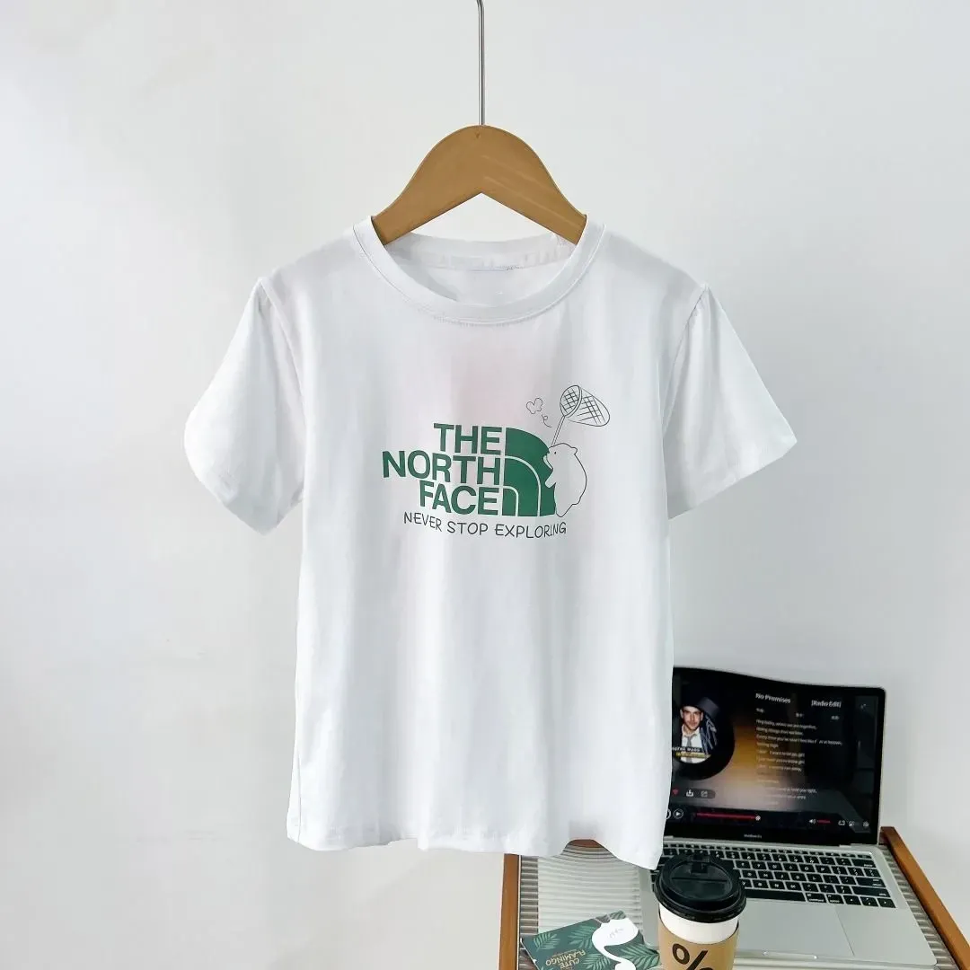 【90-160cm】大人気 カジュアル 着やすい ルーズ合わせやすい プリント 半袖 Ｔシャツ