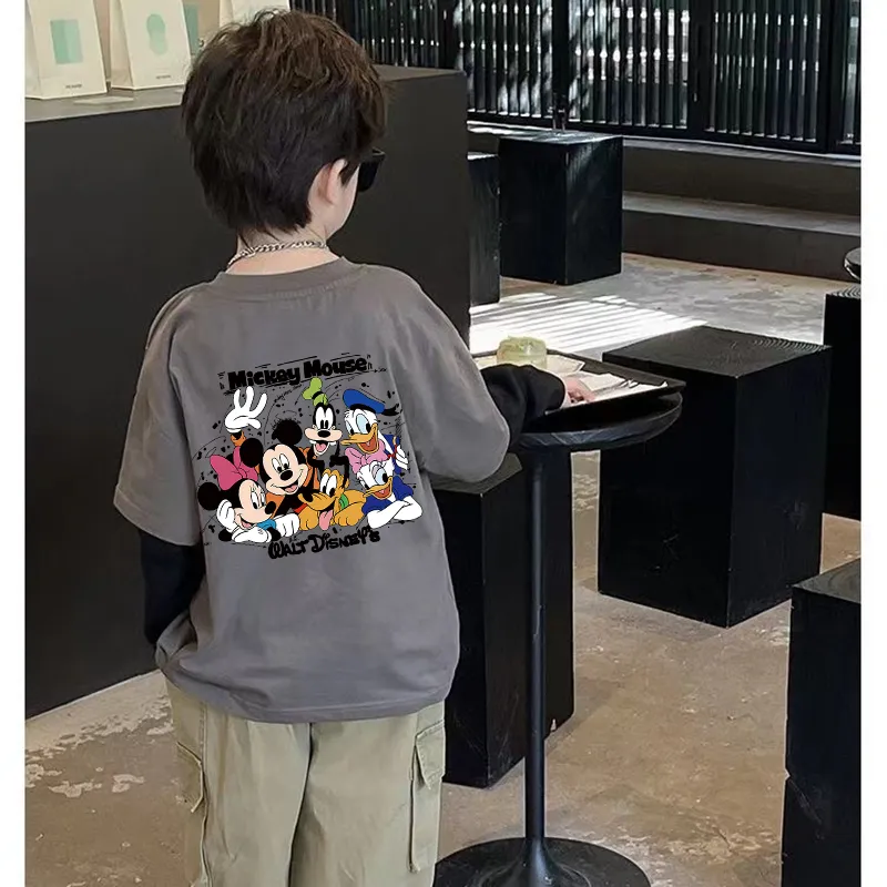 【90-150cm】デザイン満点 大注目 トレンド カジュアル ユニーク 男の子 長袖 Ｔシャツ