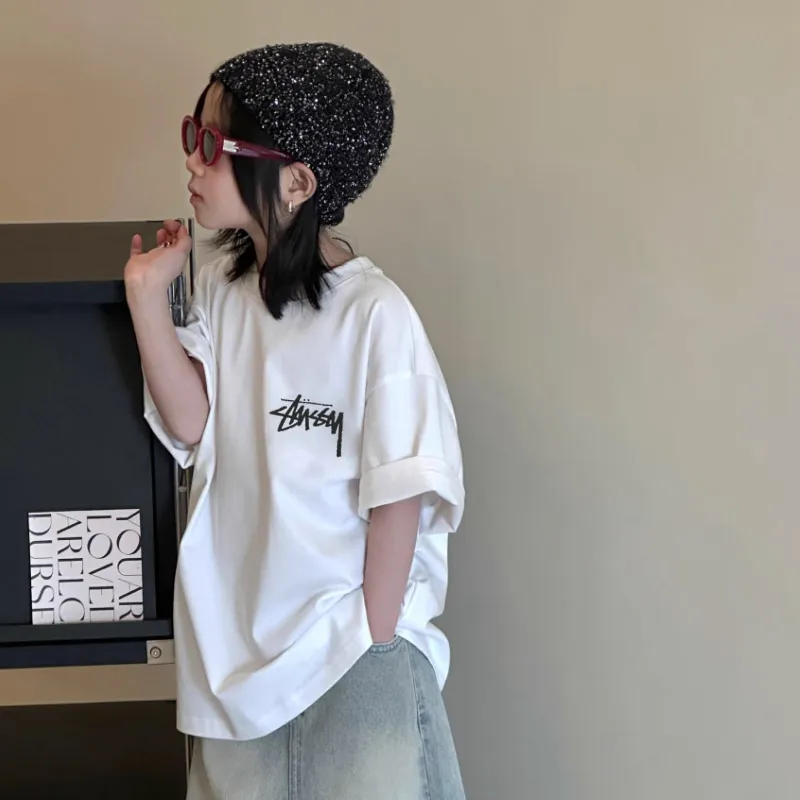 【90-160cm】おしゃれキッズ必見 カジュアル 快適 プリント 女の子 半袖 Ｔシャツ