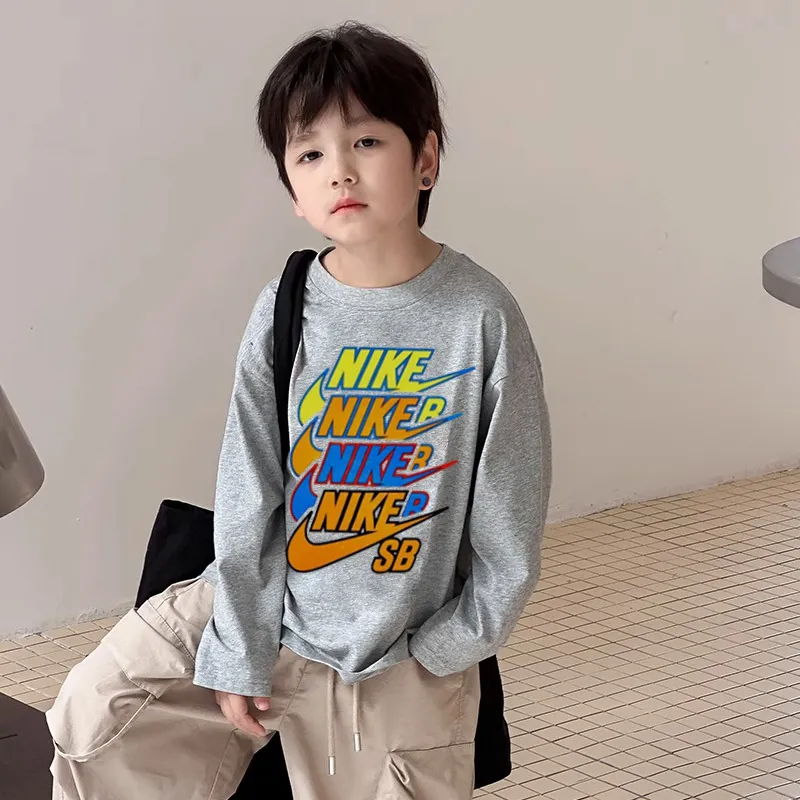 【90-160cm】コンフォート感抜群 カジュアル 合わせやすい 男の子 長袖 Ｔシャツ