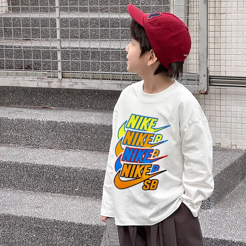 【90-160cm】コンフォート感抜群 カジュアル 合わせやすい 男の子 長袖 Ｔシャツ