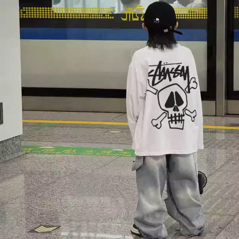【90-160cm】着回し力抜群 大活躍 カジュアル 着やすい 男の子 長袖 Ｔシャツ