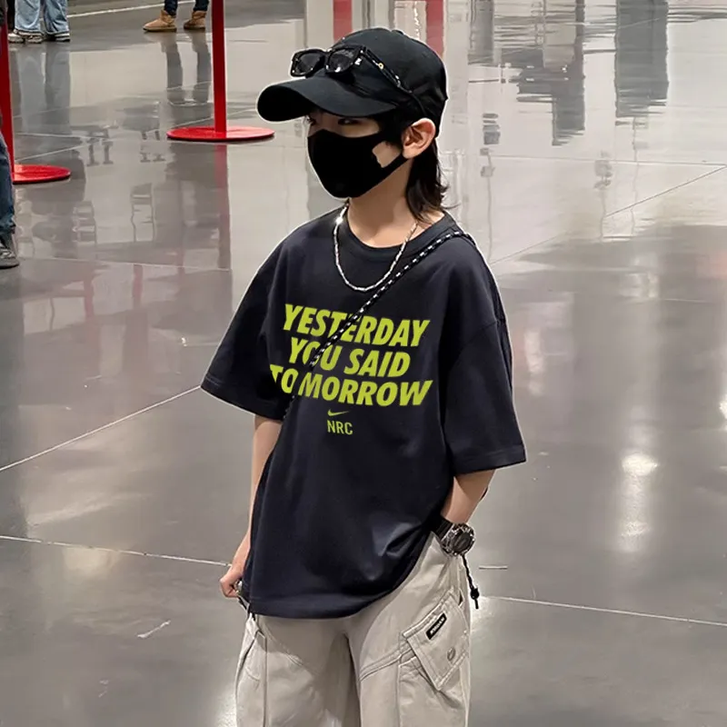 【90-160cm】着回し力抜群 爆売れ中 カジュアル カッコイイ 男の子 半袖 Ｔシャツ
