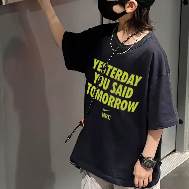【90-160cm】着回し力抜群 爆売れ中 カジュアル カッコイイ 男の子 半袖 Ｔシャツ