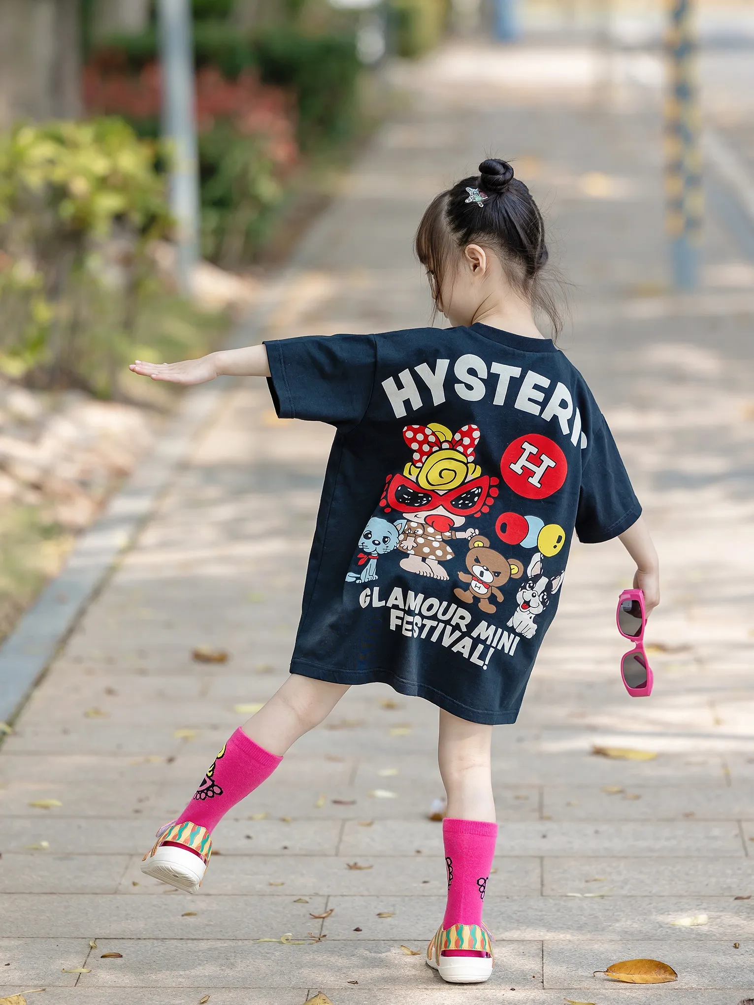 【90-160cm】デザイン満点 大活躍 おしゃれ 可愛い プリント 女の子 半袖 Ｔシャツ