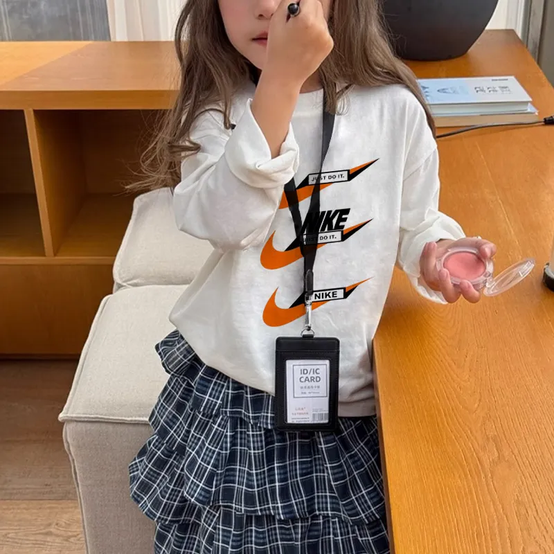 【90-160cm】毎日着たくなる 大人気 おしゃれ カジュアル 女の子 長袖 Ｔシャツ