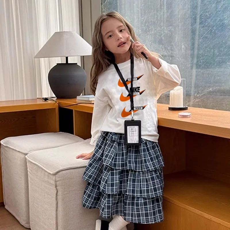 【90-160cm】毎日着たくなる 大人気 おしゃれ カジュアル 女の子 長袖 Ｔシャツ