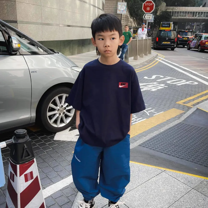 【90-160cm】デザイン満点 大注目 カジュアル ユニーク 男の子 半袖 Ｔシャツ