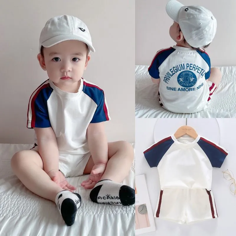 【73-120cm】二点セット 元気いっぱい カジュアル 快適 半袖 Ｔシャツ＋ショートパンツ セットアップ