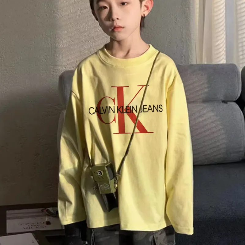 【90-160cm】話題沸騰中 売れ筋 カジュアル ユニーク 合わせやすい 男の子 長袖 Ｔシャツ