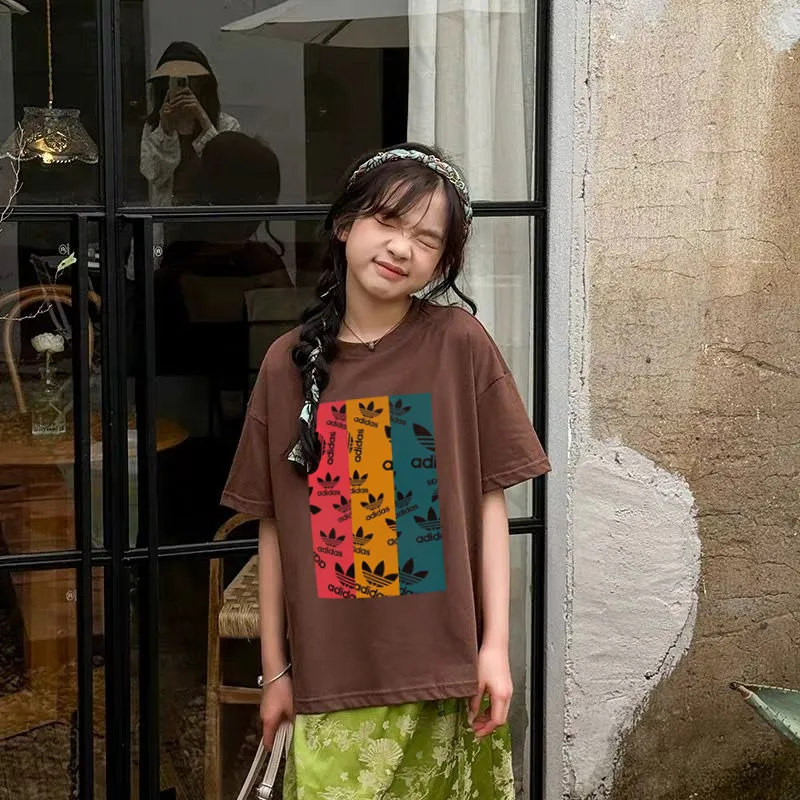 【90-160cm】人気爆発中 売れ筋 おしゃれ ユニーク 合わせやすい 女の子 半袖 Ｔシャツ