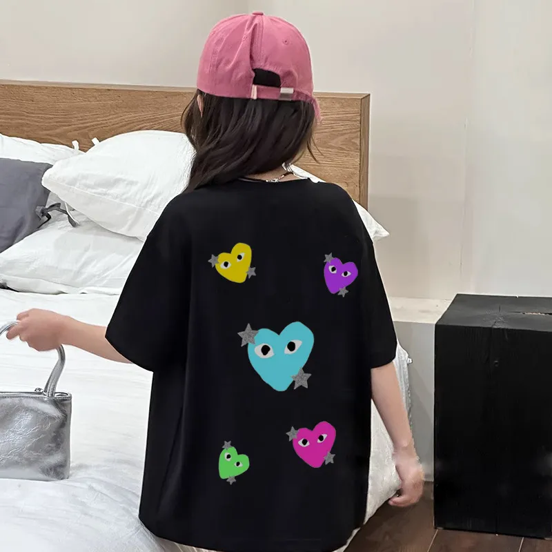 【90-160cm】リラックス感ある 好感度UP カジュアル 女の子 半袖 Ｔシャツ