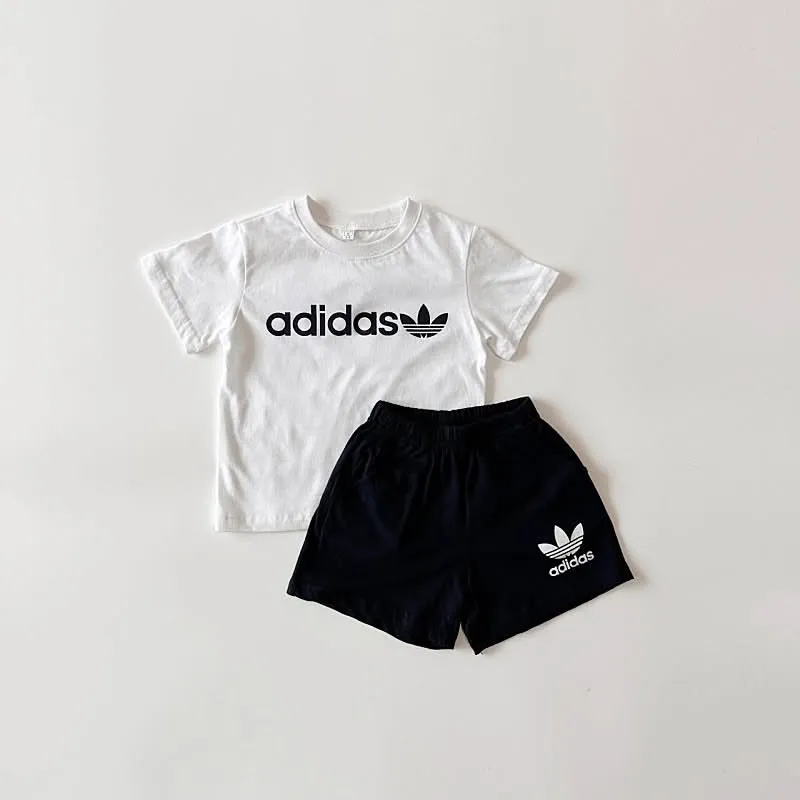【80-130cm】二点セット 絶対欲しい 売れ筋 シンプル 半袖 Ｔシャツ+ショートパンツ セットアップ