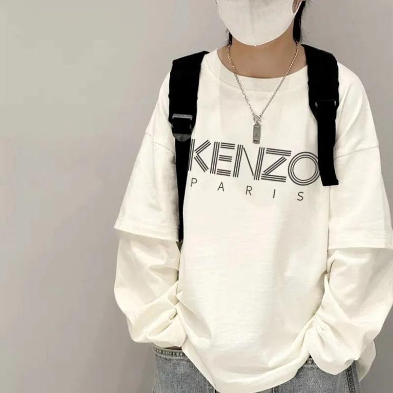 【100-150cm】話題沸騰中 売れ筋 アルファベット レイヤード  男の子 長袖 Ｔシャツ