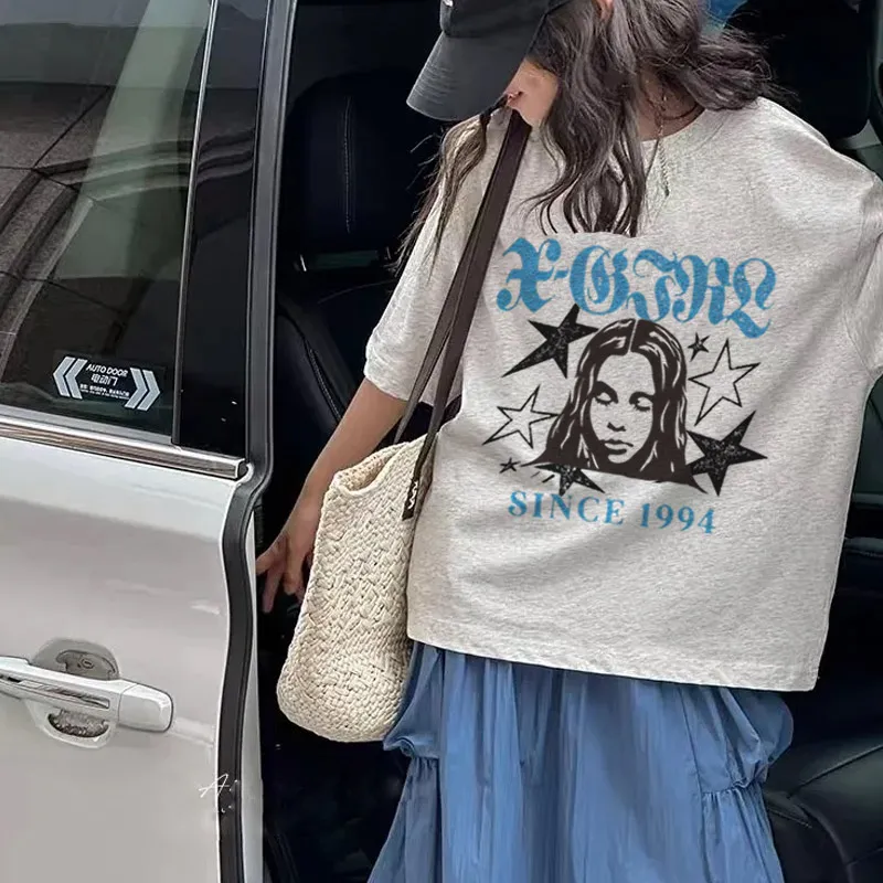 【90-160cm】絶対見逃さないで  プリント 合わせやすい 可愛い 女の子 半袖 Ｔシャツ