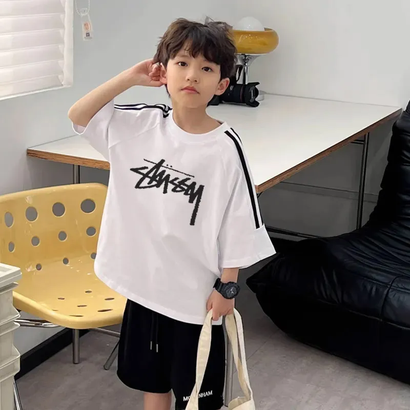 【100-160cm】リラックス感ある  売れ筋 カジュアル 合わせやすい 男の子 半袖 Ｔシャツ