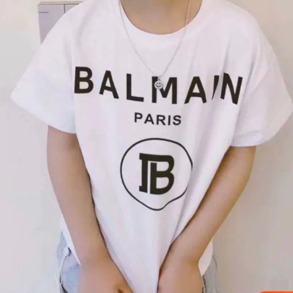 【90-160cm】着回し最強 売れ筋 アルファベット 快適 着やすい 半袖 Ｔシャツ