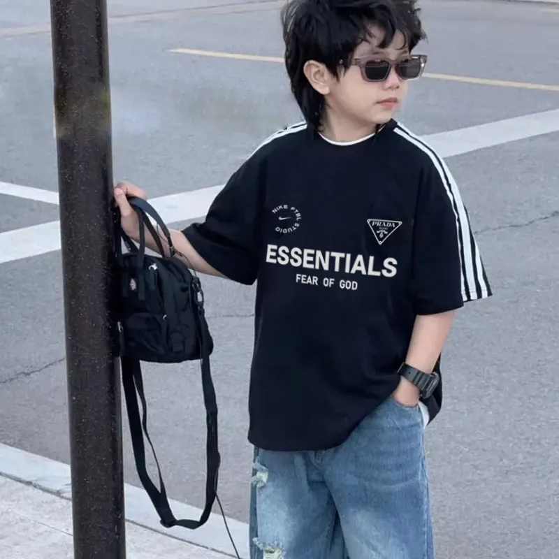 【100-150cm】リラックス感ある 大注目 クール 合わせやすい 男の子 半袖 Ｔシャツ