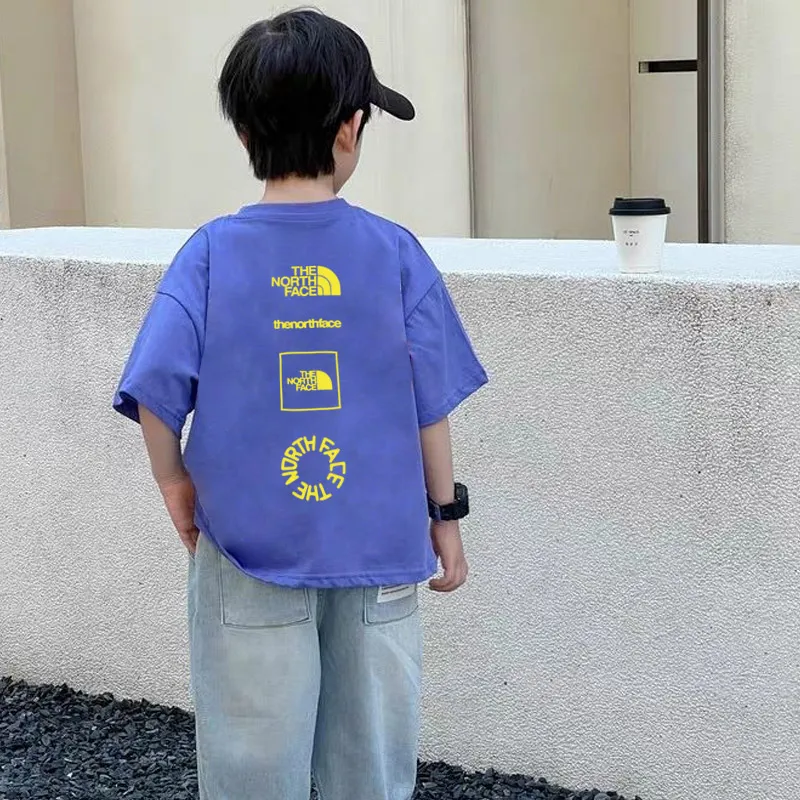 【90-160cm】着回し力抜群 大注目 カジュアル アルファベット 着やすい 男の子 半袖 Ｔシャツ