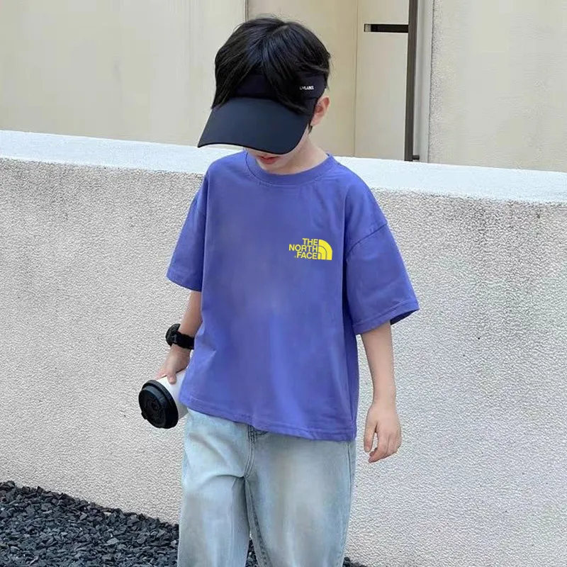 【90-160cm】着回し力抜群 大注目 カジュアル アルファベット 着やすい 男の子 半袖 Ｔシャツ