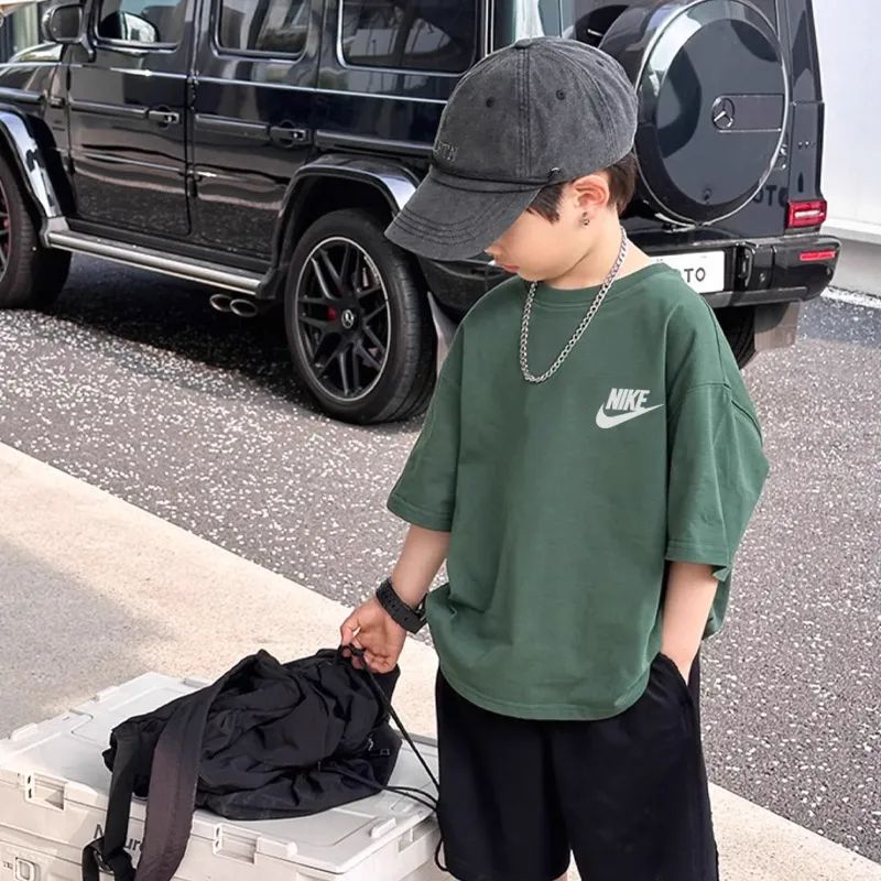 【90-160cm】大人気 着回し力抜群 合わせやすい カジュアル 半袖 Ｔシャツ