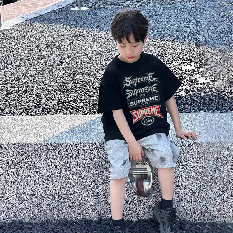 【90-160cm】よく売れる ルーズ トレンド 人気 合わせやすい 定番 半袖 Ｔシャツ