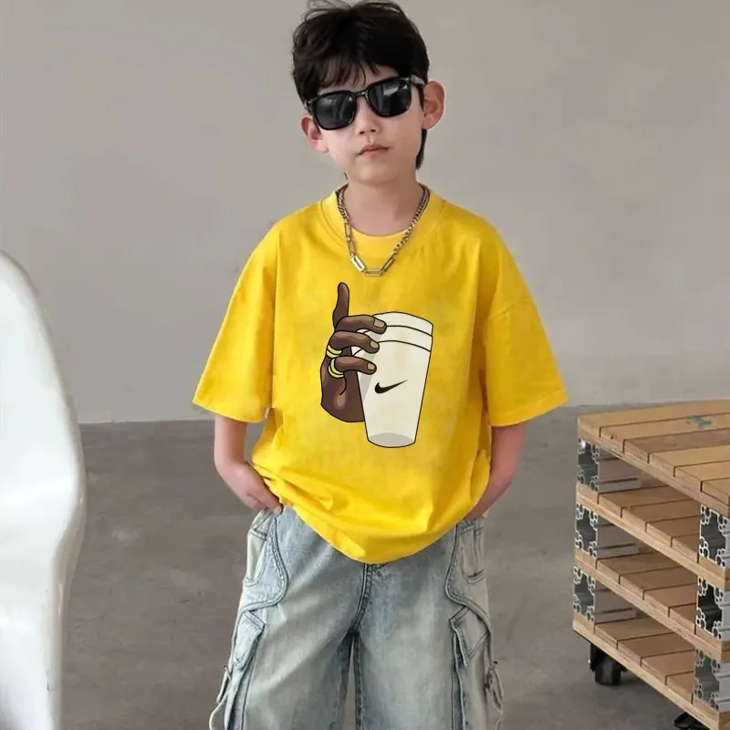 【90-160cm】話題沸騰中 大人気 カジュアル 合わせやすい 男の子 半袖 Ｔシャツ