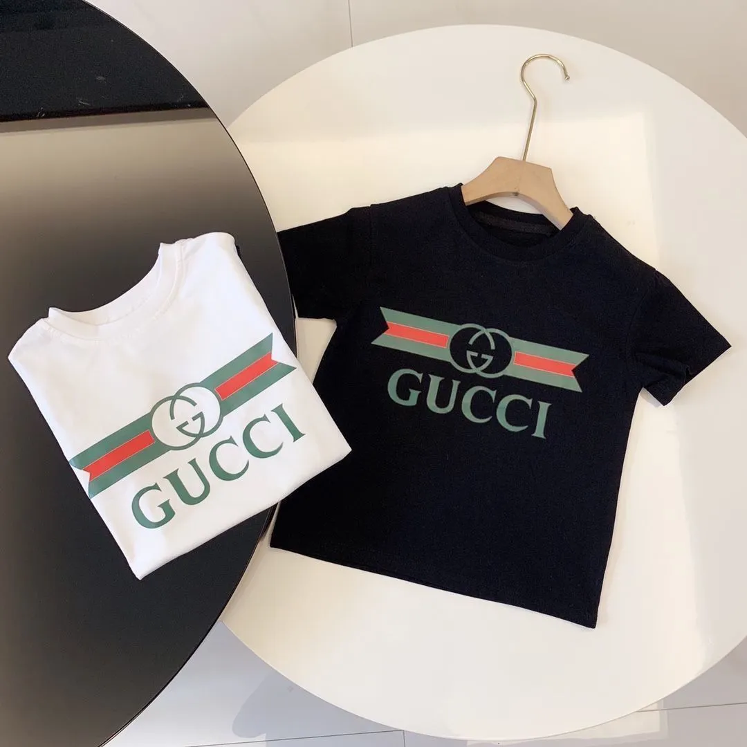 【90-160cm】絶対見逃さないで 大活躍 シンプル アルファベット 半袖 Ｔシャツ