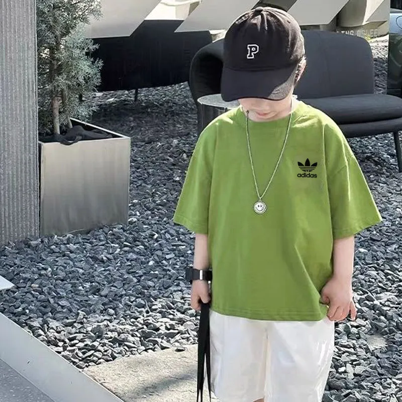 【90-160cm】売り切れ必至 大人気 プリント 合わせやすい 男の子 半袖 Ｔシャツ