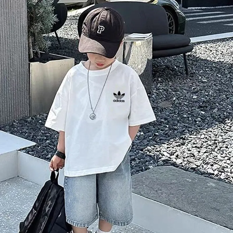 【90-160cm】売り切れ必至 大人気 プリント 合わせやすい 男の子 半袖 Ｔシャツ