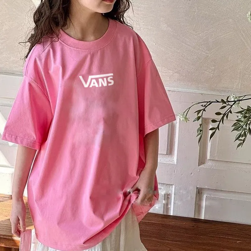 【90-160cm】おしゃれキッズ必見 シンプル アルファベット 着やすい 女の子 半袖Ｔシャツ