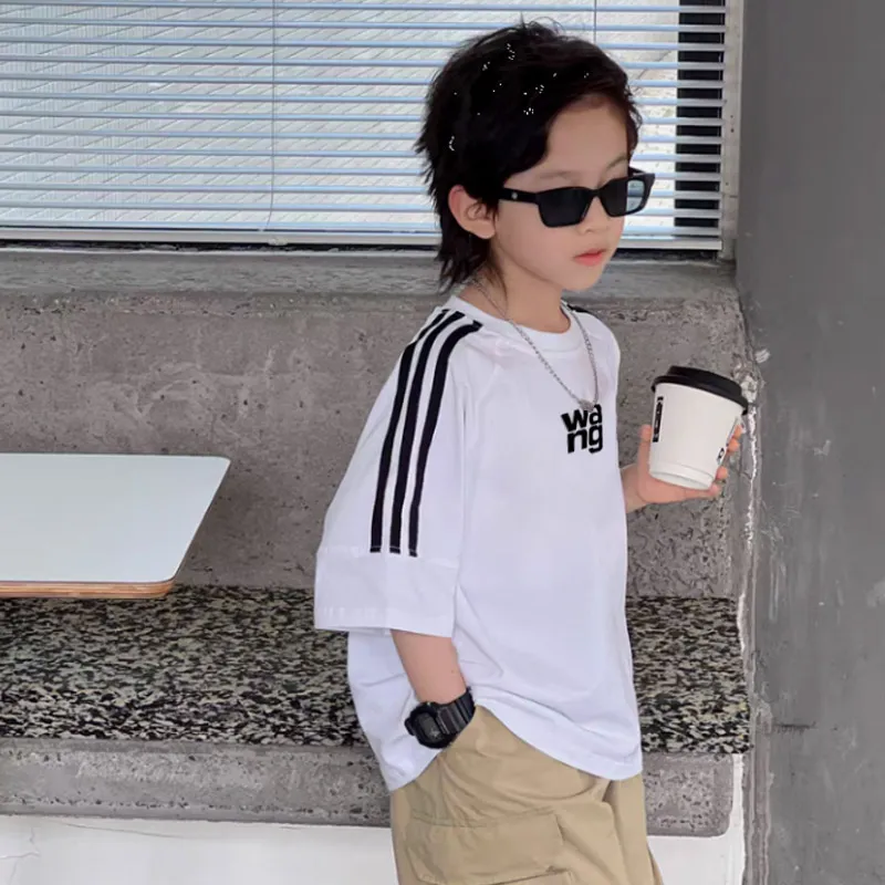 【100-160cm】よく売れる 大人気 カジュアル シンプル 男の子 半袖 Ｔシャツ