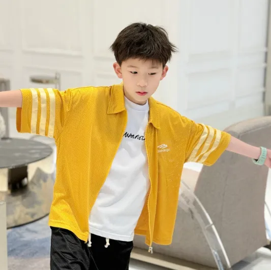 【100-160cm】二点セット 単品注文OK 通気性抜群 カジュアル 男の子 Ｔシャツ＋ショートパンツ セット