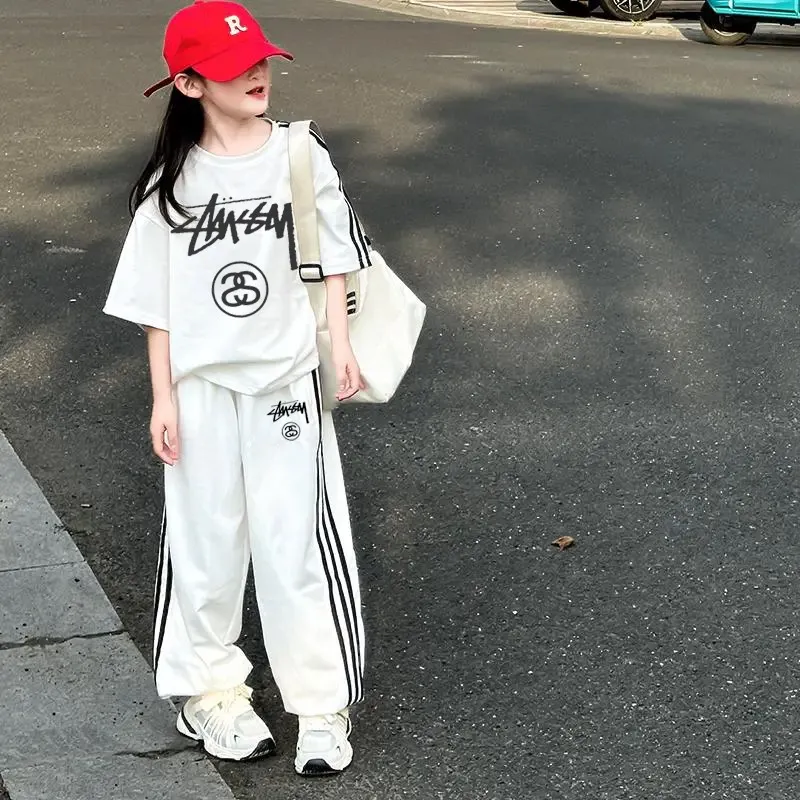【100-150cm】オシャレ度高め シンプル 着やすい 快適 女の子 半袖 Ｔシャツ